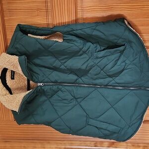 Blu Pepper Green Sherpa Vest